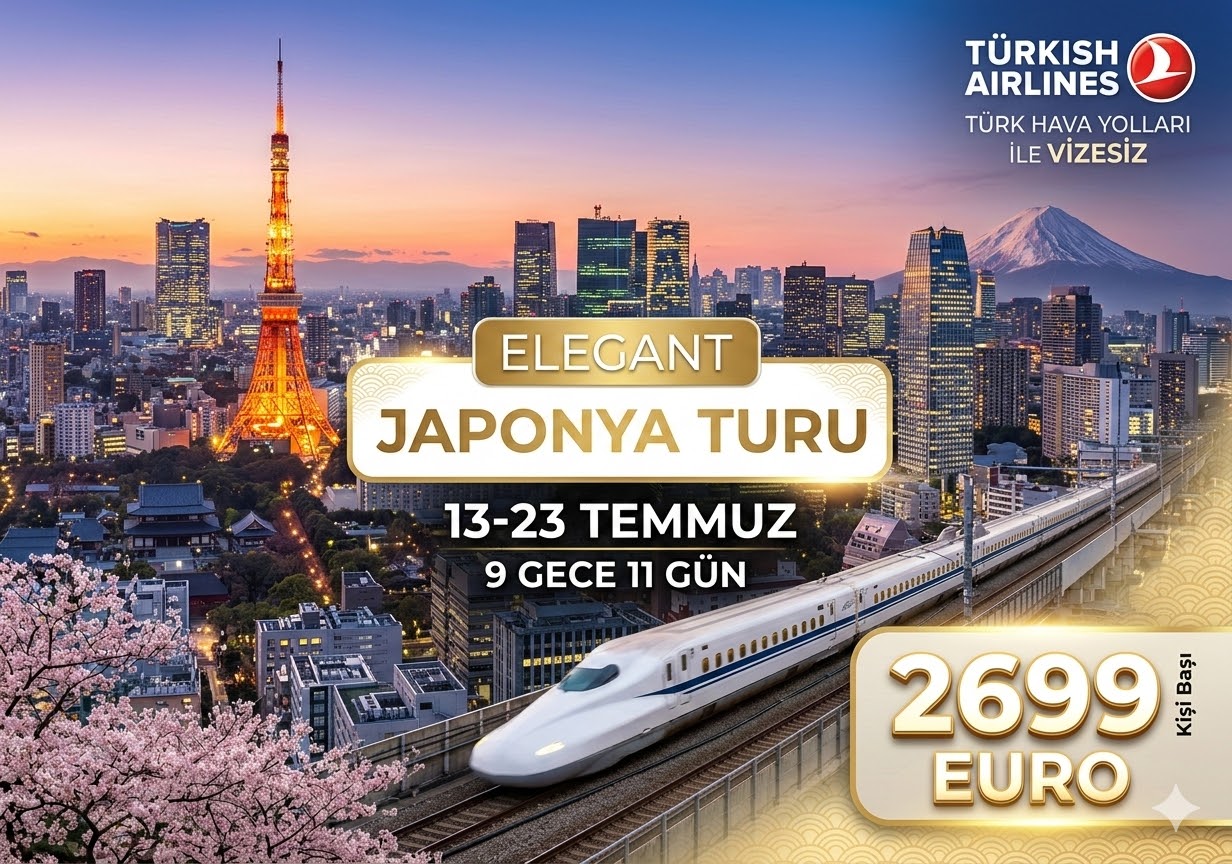ELEGANT JAPONYA TURU 9 GECE 11 GÜN 13-23 TEMMUZ
